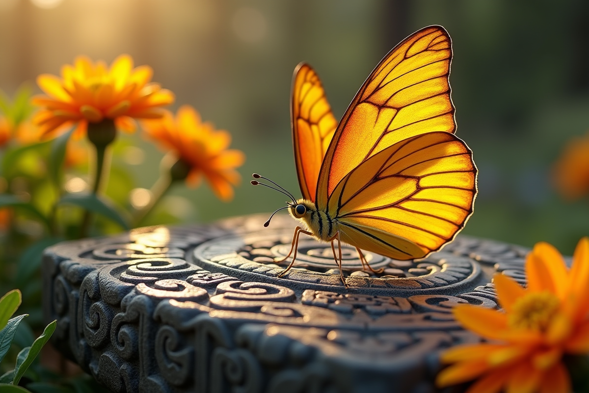 papillon jaune